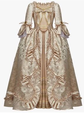 CosplayDiy Queen Marie Antoinette Rococo Ball Gown Costume
Apricot • Size M
